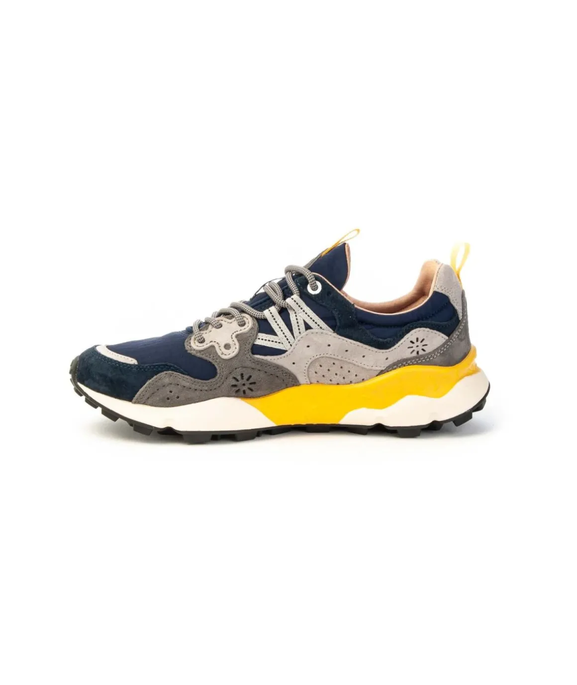 sneaker_flower_mountain_y_3.webp Sneaker Flower Mountain Yamano 3 Man 201781601c44 con lacci Navy Grigio