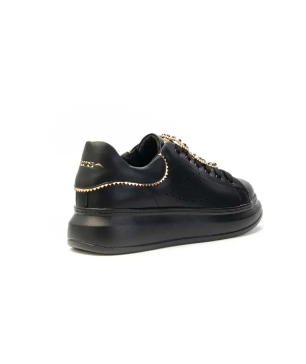 Sneaker Juliette Tosca Blu Sf2401s009 Con Accessorio Snake In Strass
