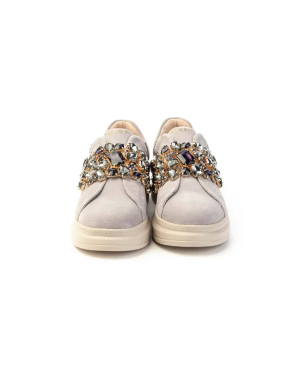 Sneaker Juliette Tosca Blu Sf2401s018 Slip On Fascia Strass