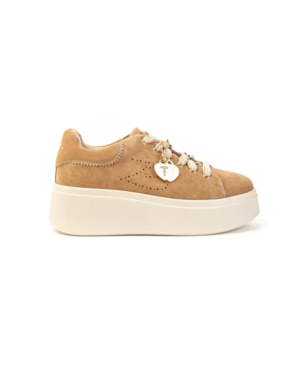 Sneaker Lily Tosca Blu Sf2402s033s Con Charms color Cuoio