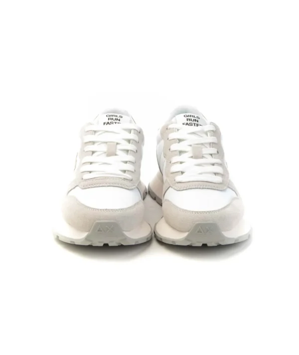 Sneaker SUN68 Ally Gold Silver con doppi lacci Donna