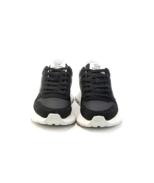 Sneaker SUN68 Ally Gold Silver con doppi lacci Donna