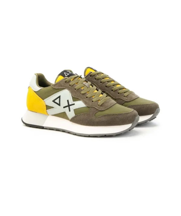 Sneaker SUN68 Jaki Solid con collarino imbottito Uomo