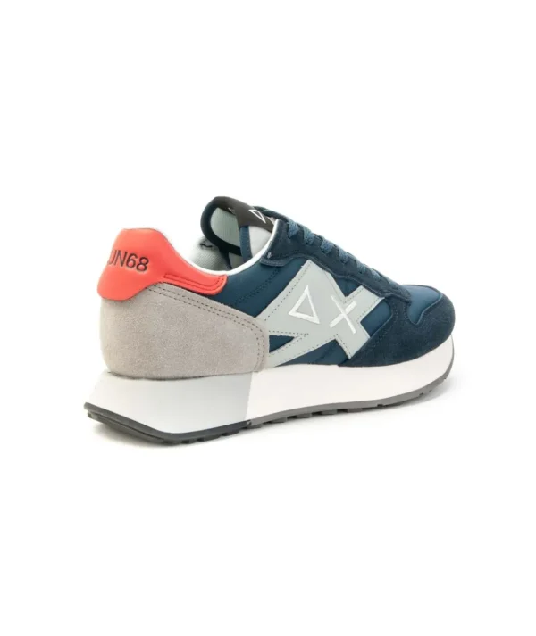 Sneaker SUN68 Jaki Solid con collarino imbottito Uomo