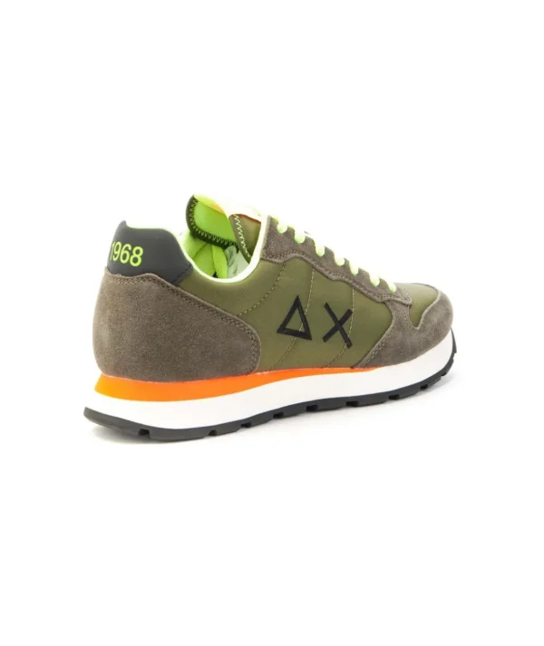 Sneaker SUN68 Tom Fluo modello Retro Running con doppi lacci Uomo