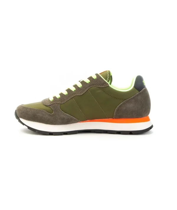 Sneaker SUN68 Tom Fluo modello Retro Running con doppi lacci Uomo
