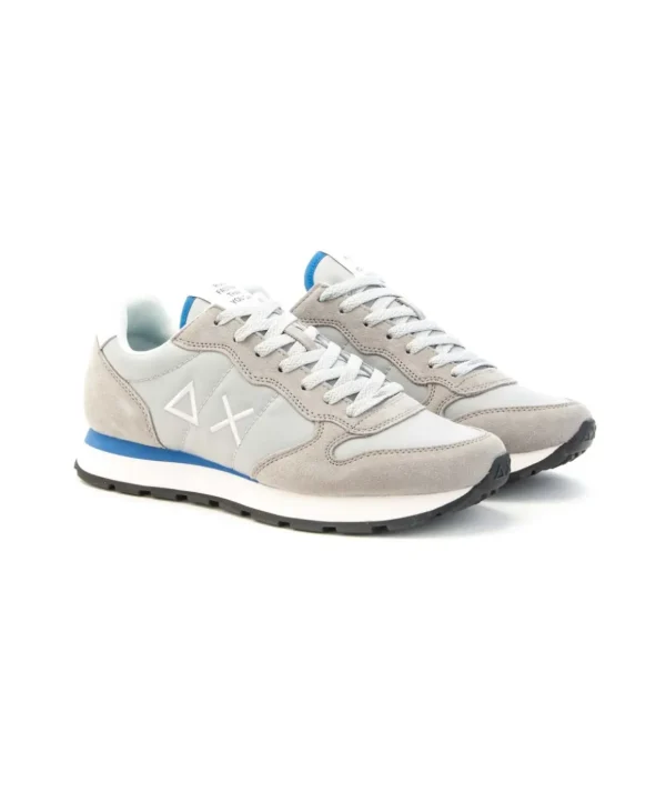 Sneaker SUN68 Tom Solid modello Retro Running con doppi lacci Uomo