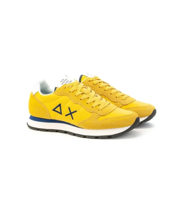 Sneaker SUN68 Tom Solid modello Retro Running con doppi lacci Uomo