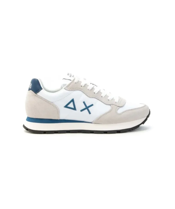 Sneaker SUN68 Tom Solid modello Retro Running con doppi lacci Uomo