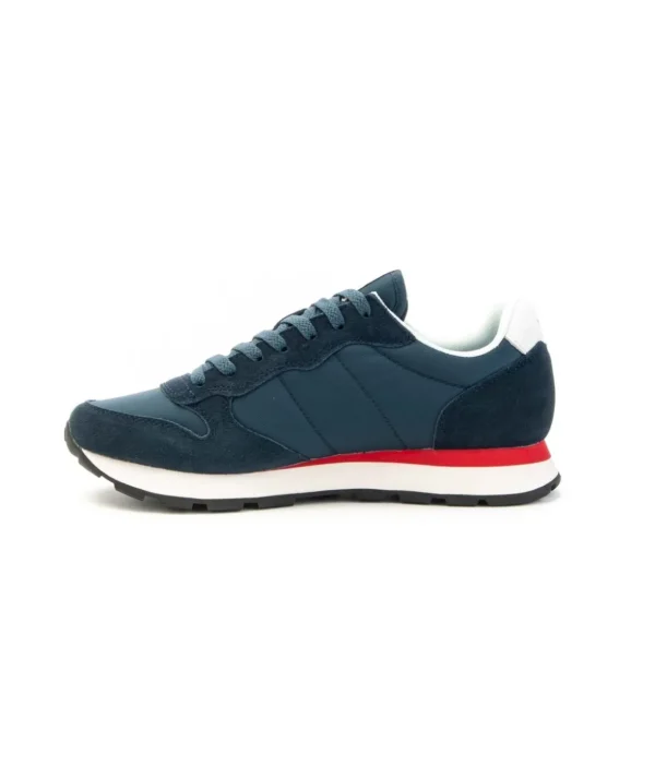 Sneaker SUN68 Tom Solid modello Retro Running con doppi lacci Uomo