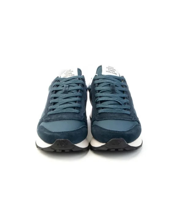 Sneaker SUN68 Tom Solid modello Retro Running con doppi lacci Uomo