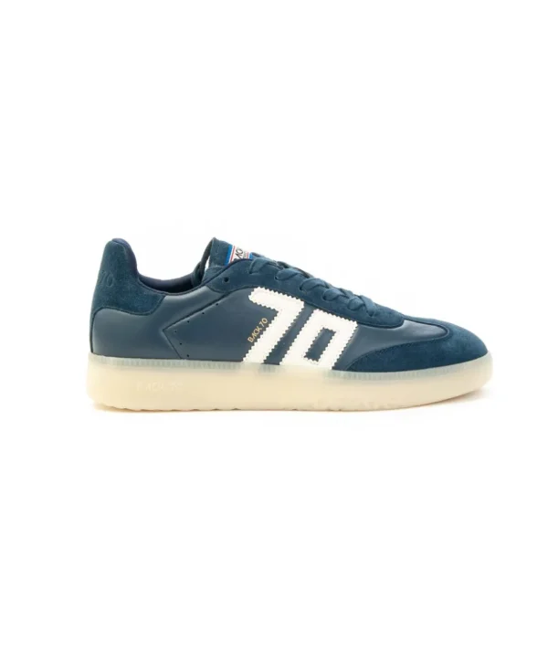 Sneakers Back 70 Boston A8 nappa e camoscio con lacci Uomo