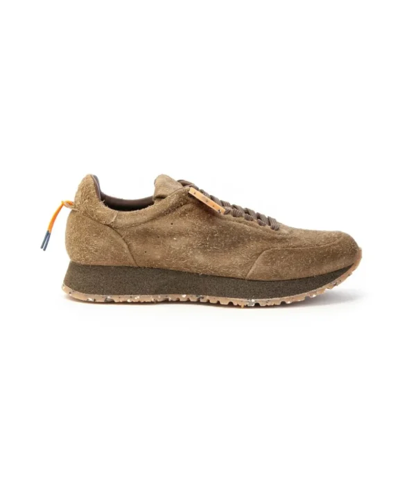 Sneakers Barracuda BU3373A Rocket in camoscio Uomo