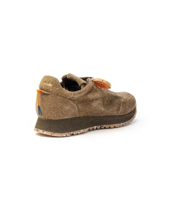 Sneakers Barracuda BU3373A Rocket in camoscio Uomo