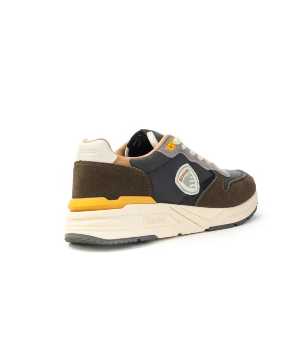 Sneakers Blauer F4RAY02.NUS in pelle con logo laterale Uomo