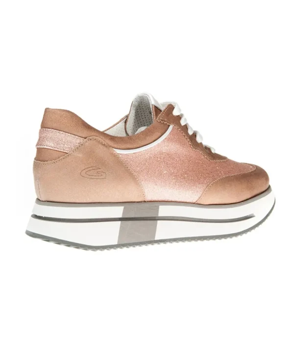 Sneakers con glitter platform Guardiani Way Donna