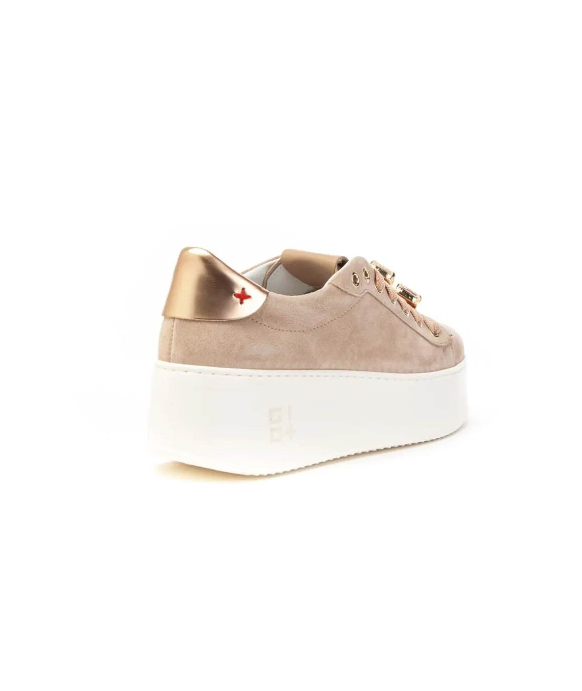sneakers_gio_in_camoscio__2.webp Sneakers GIO+ in camoscio rosa con charms gioiello Donna