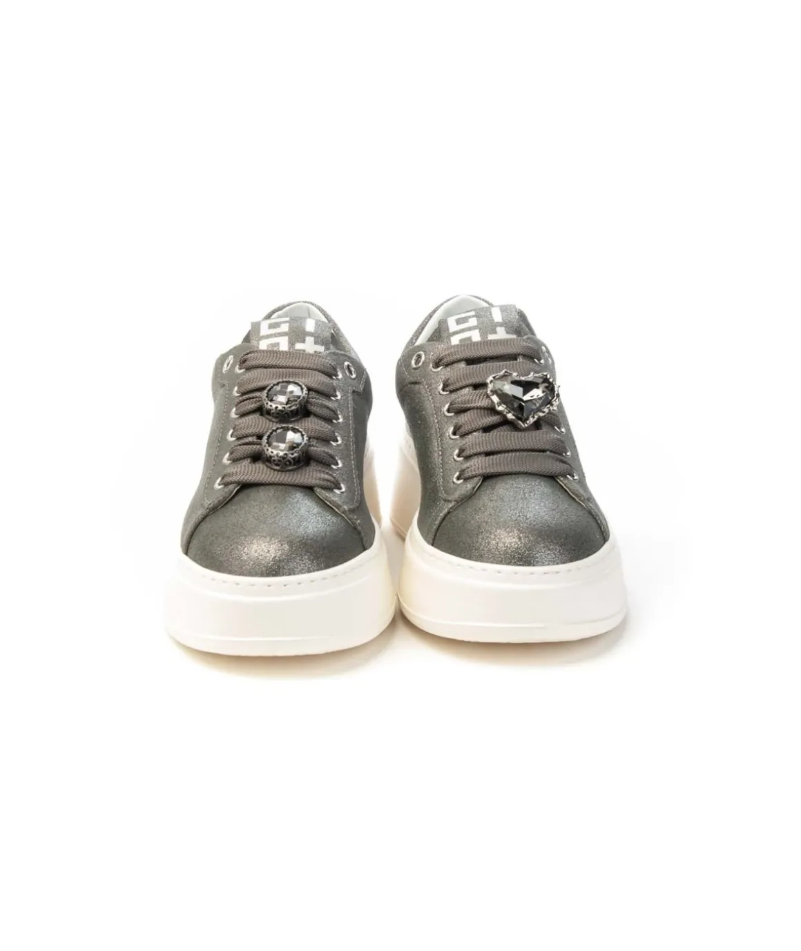 sneakers_gio_pia_a_in_pel_4.webp Sneakers GIO+ PIA 238A in pelle argento con dettagli decorativi Donna