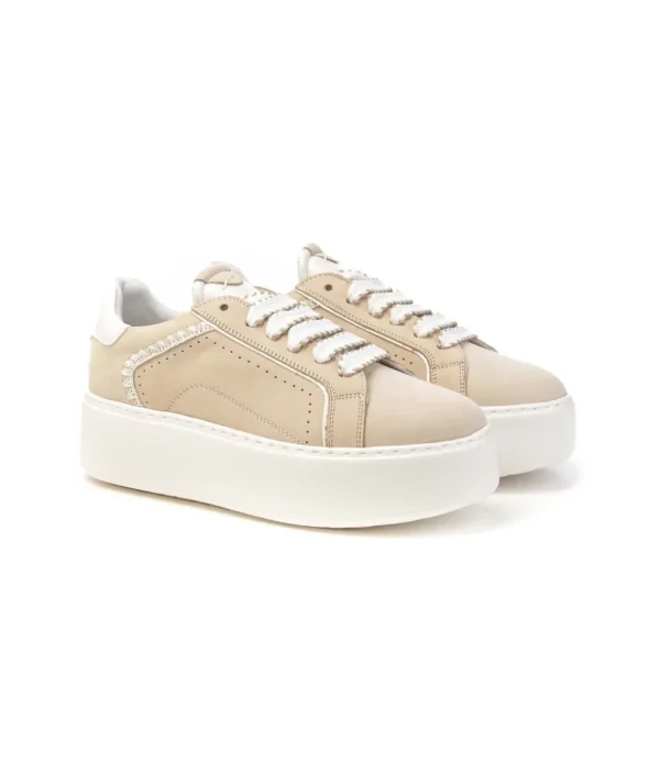 Sneakers JANET & JANET J-002 Milano con Zeppa Donna