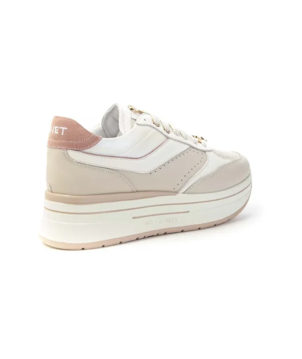Sneakers JANET & JANET J020 VENEZIA con Zeppa e Accenti Metallici Donna