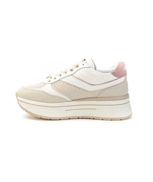 Sneakers JANET & JANET J020 VENEZIA con Zeppa e Accenti Metallici Donna