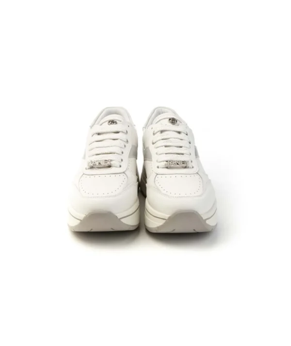 Sneakers JANET & JANET J020 VENEZIA con Zeppa e Accenti Metallici Donna
