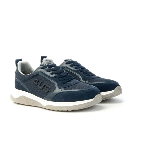 Sneakers Paciotti 4US Daddy 200 in camoscio Uomo