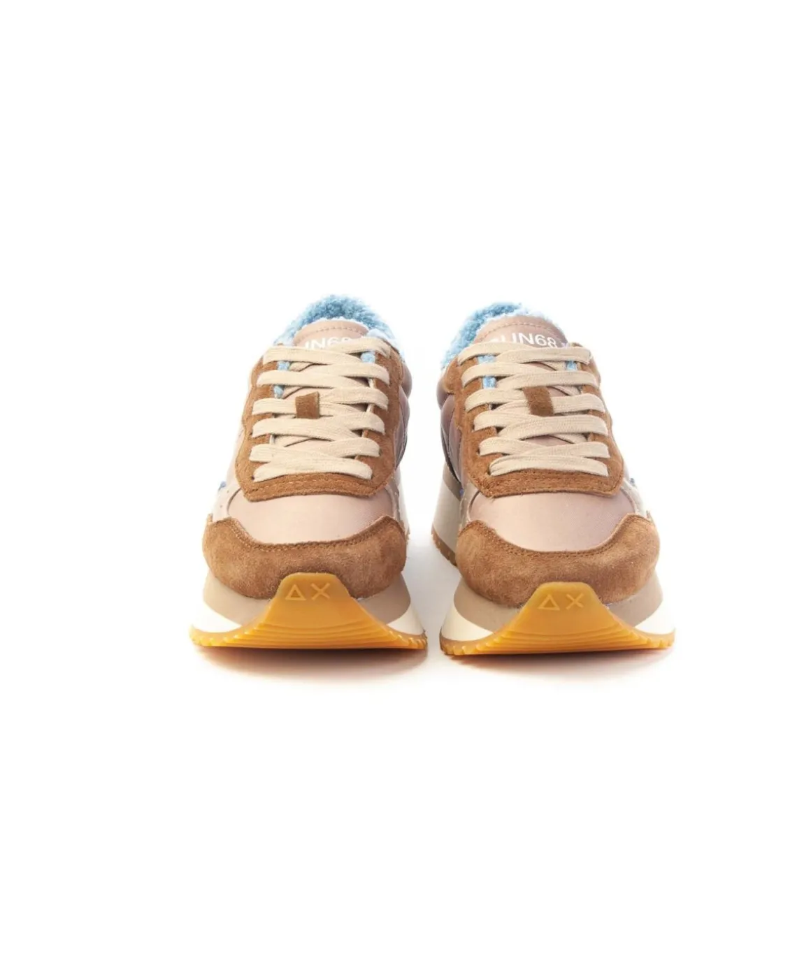 sneakers_sun__ally_winter_4.webp Sneakers Sun68 Ally Winter Z44213 in camoscio e tessuto Uomo