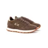 Sneakers Sun68 Z44202 Ally Gold Silver in pelle scamosciata Donna