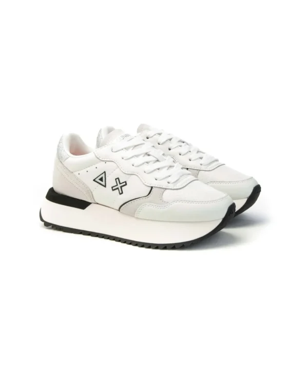 Sneakers Sun68 Z34207 Big Ally ecopelle e camoscio Donna