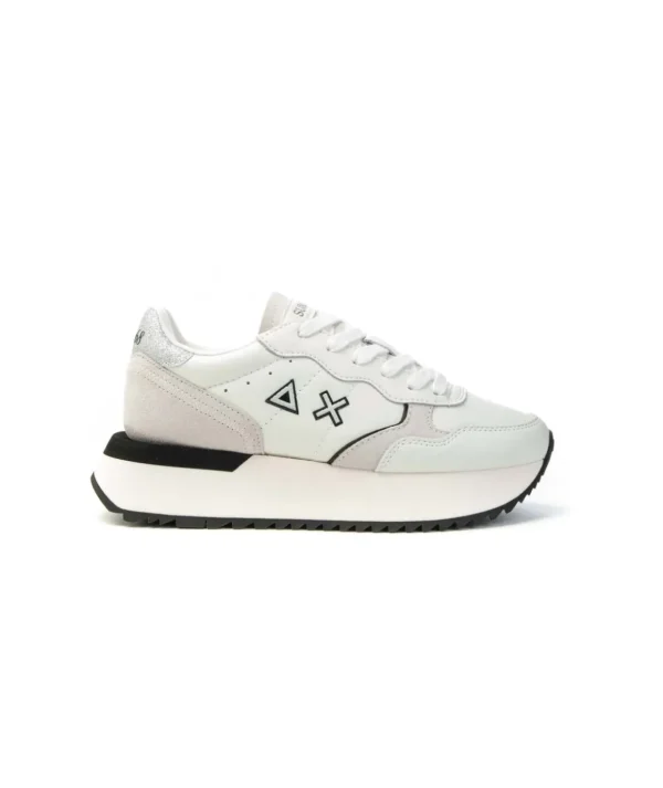 Sneakers Sun68 Z34207 Big Ally ecopelle e camoscio Donna