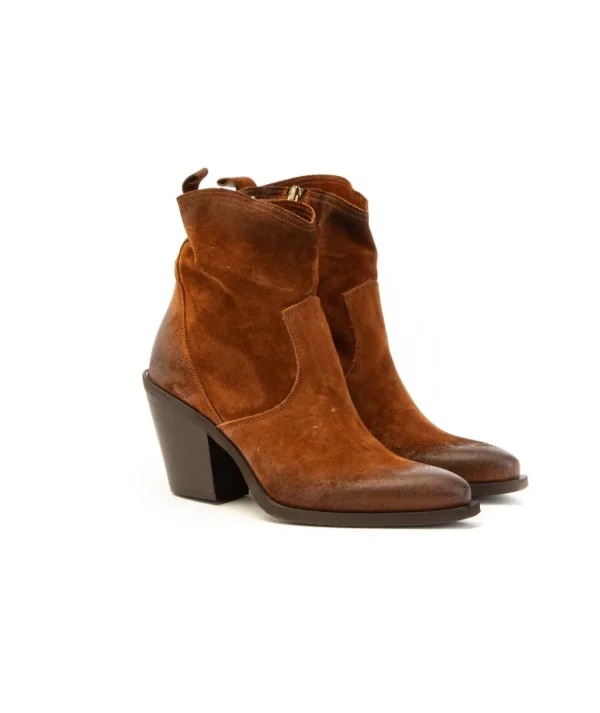 Stivale Texano Metissè XD798 in Vitello o Camoscio Donna
