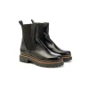 Stivaletti Chelsea Mjus T60204 Tronchetto in Pelle con Tacco Donna