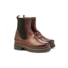 Stivaletti Chelsea Mjus T60204 Tronchetto in Pelle con Tacco Donna
