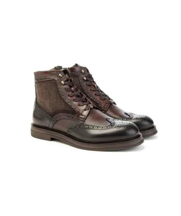 Stivaletto Ambitious modello 12432 in pelle con zip Uomo