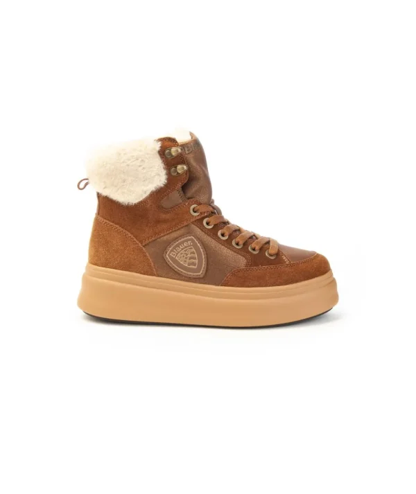 Stivaletto Blauer F4EMERY01/SHE in camoscio Donna