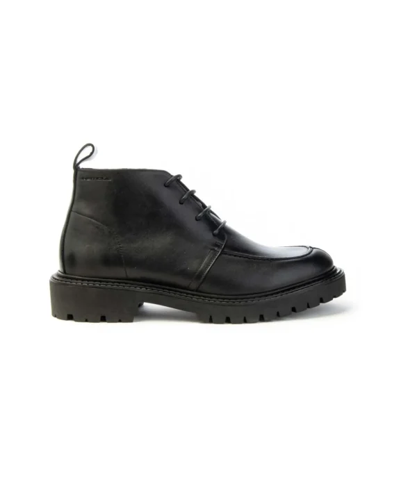 Stivaletto Classico in Pelle con Suola Carrarmato Uomo