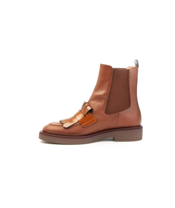 Stivaletto Hispanitas CHI243613C004 in pelle con frangia Donna