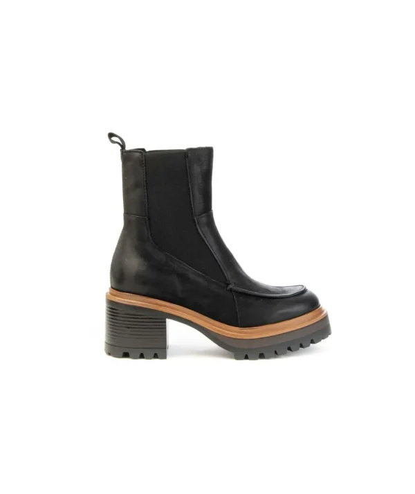Stivaletto Mjus T64204 in Camoscio con Tacco 6 cm Donna