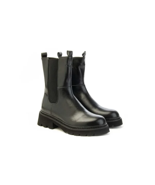 Stivaletto Paciotti 4US STREET E010 in pelle con suola alta Donna
