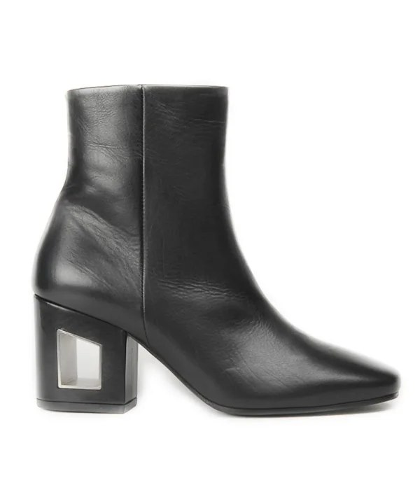 Tronchetto VIC Matiè in pelle con Tacco Donna