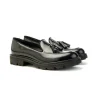 VSL Mocassino 7328 393 in vitello spazzolato con nappine Donna