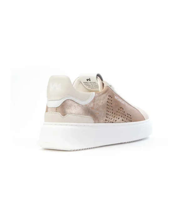 WOMSH SNEAKERS LACCI FONDO CASSETTA