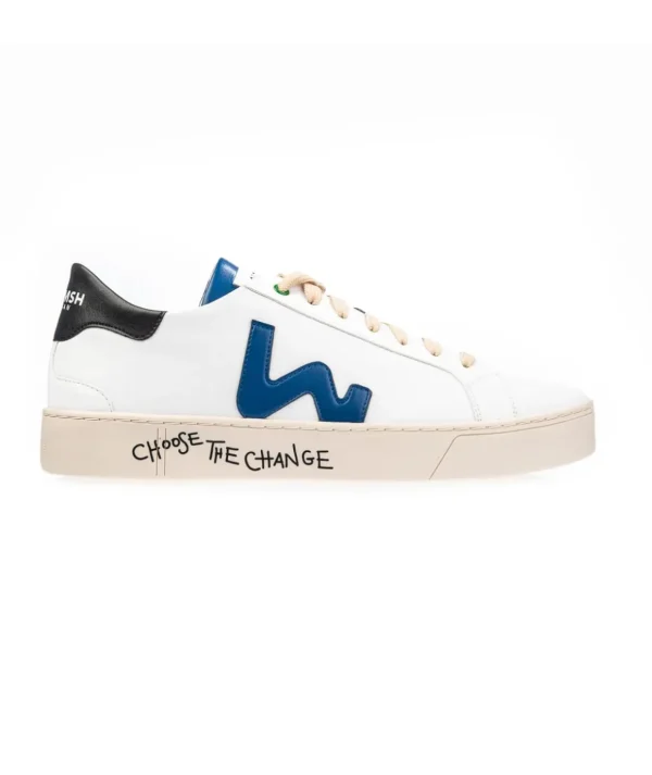 WOMSH VS201232 VEGAN SNIK WHITE BLUE